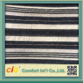 Stripe or Geometric Pattern Upholstery Chenille Fabric for Sofa